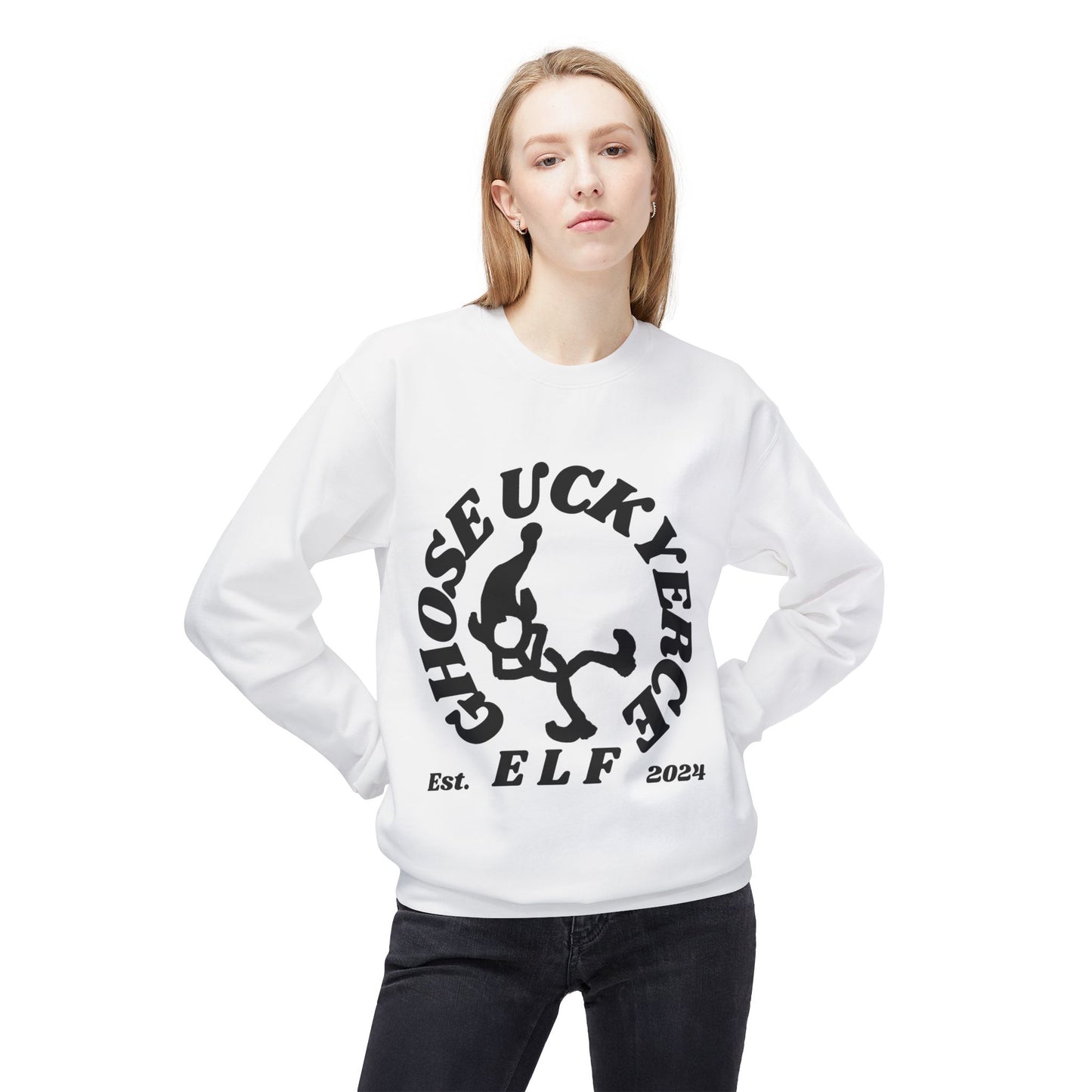 EB139 Unisex Midweight Softstyle Fleece Crewneck Sweatshirt