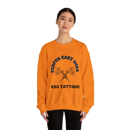 RT240 Yerpus Original Vicious Van Goph Design  Unisex Heavy Blend™ Crewneck Sweatshirt