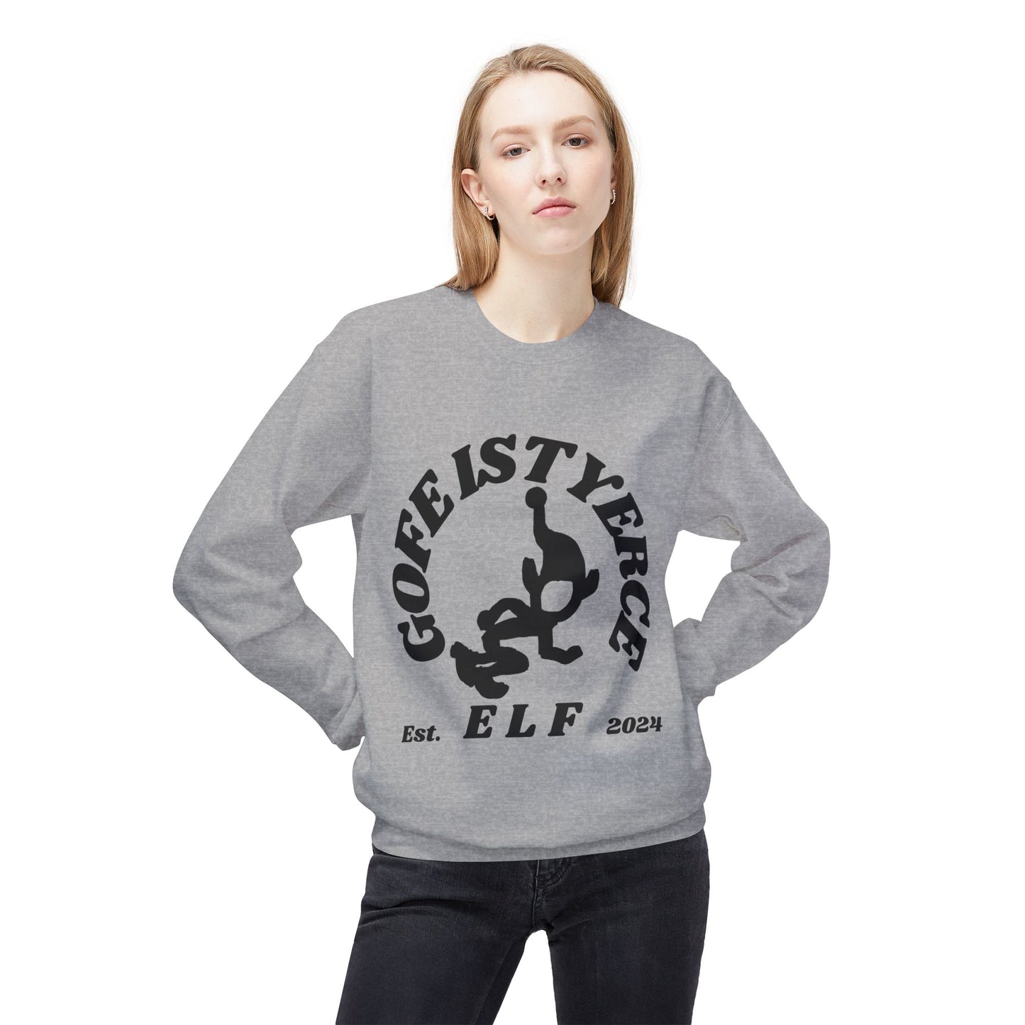 EB134 Unisex Midweight Softstyle Fleece Crewneck Sweatshirt