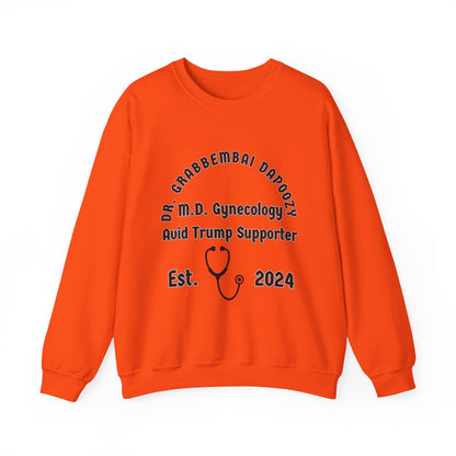 Dr. Grabbembai Dapoozy Unisex Heavy Blend™ Crewneck Sweatshirt