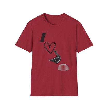 I Love Road Dome Unisex Softstyle T-Shirt