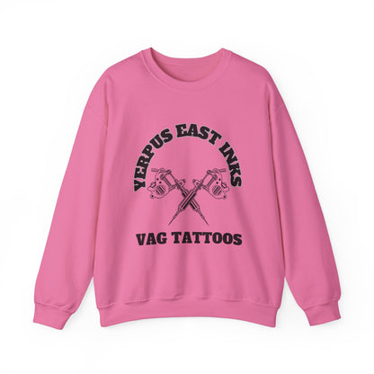 Yerpus East Inks Original Vicious Van Goph Design Unisex Heavy Blend™ Crewneck Sweatshirt