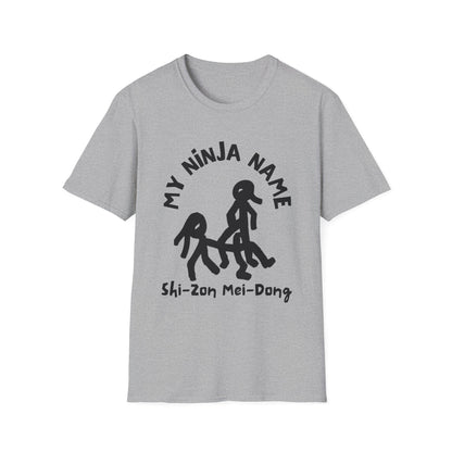 She's On My Dong My Ninja Name Unisex Softstyle T-Shirt