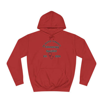 Dr. Deepin Yerbooty Unisex College Hoodie