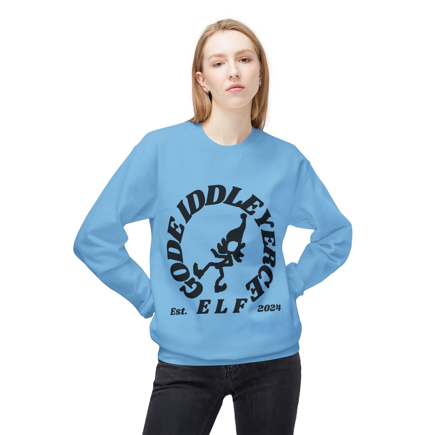 EB135 Unisex Midweight Softstyle Fleece Crewneck Sweatshirt