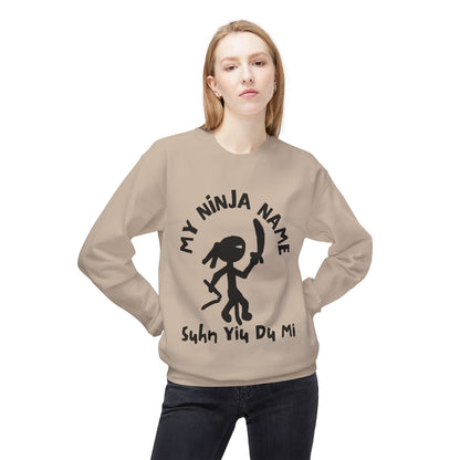 Soon You Do Me My Ninja Name Unisex Midweight Softstyle Fleece Crewneck Sweatshirt