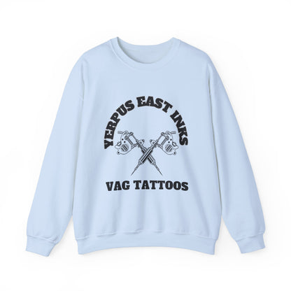 Yerpus East Inks Original Vicious Van Goph Design Unisex Heavy Blend™ Crewneck Sweatshirt