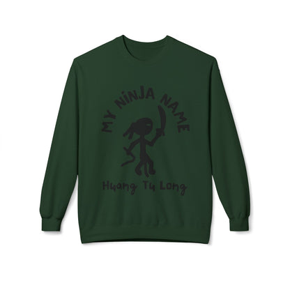 Wang Too Long My Ninja Name Unisex Midweight Softstyle Fleece Crewneck Sweatshirt