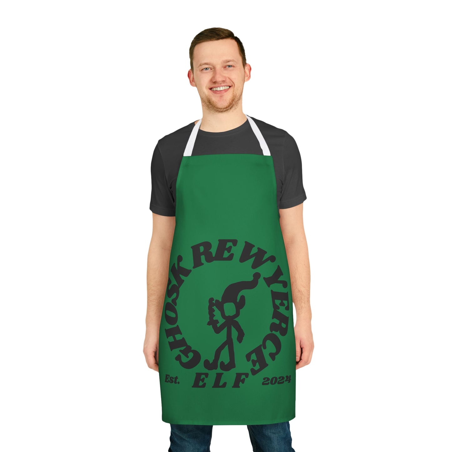 EB138 Apron Original Vicious Van Goph Design featuring Yerce Elves