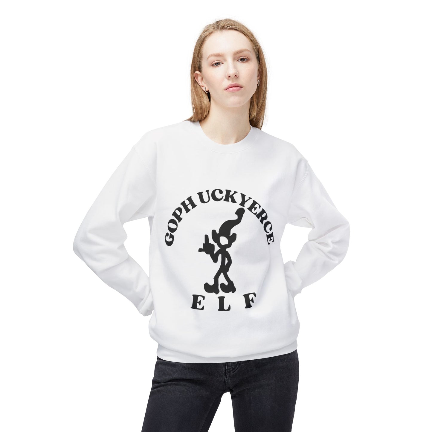 EB149 Unisex Midweight Softstyle Fleece Crewneck Sweatshirt