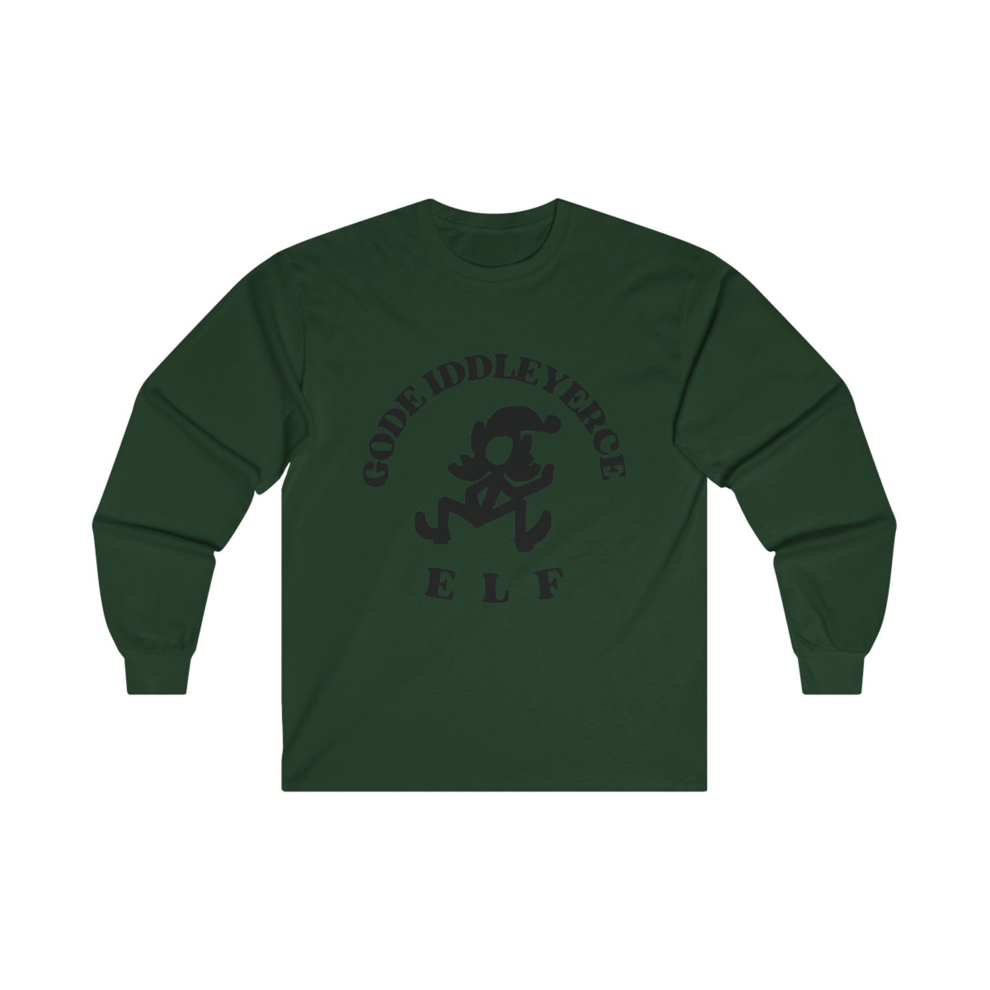 Gode Iddleyerce Elf Unisex Ultra Cotton Long Sleeve Tee