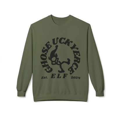 Ghose Uckyerce Elf Unisex Midweight Softstyle Fleece Crewneck Sweatshirt