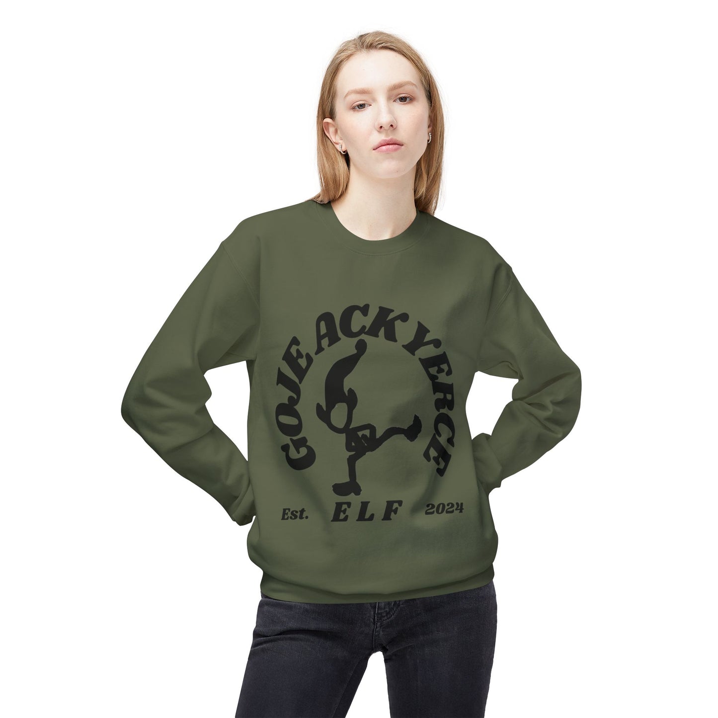 EB132 Unisex Midweight Softstyle Fleece Crewneck Sweatshirt