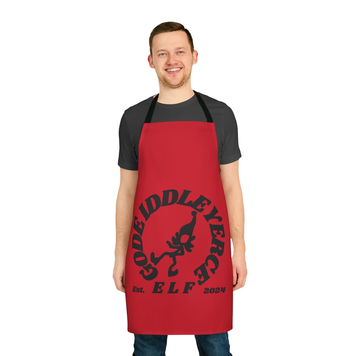 EB 135 Apron Original Vicious Van Goph Design featuring Yerce Elves