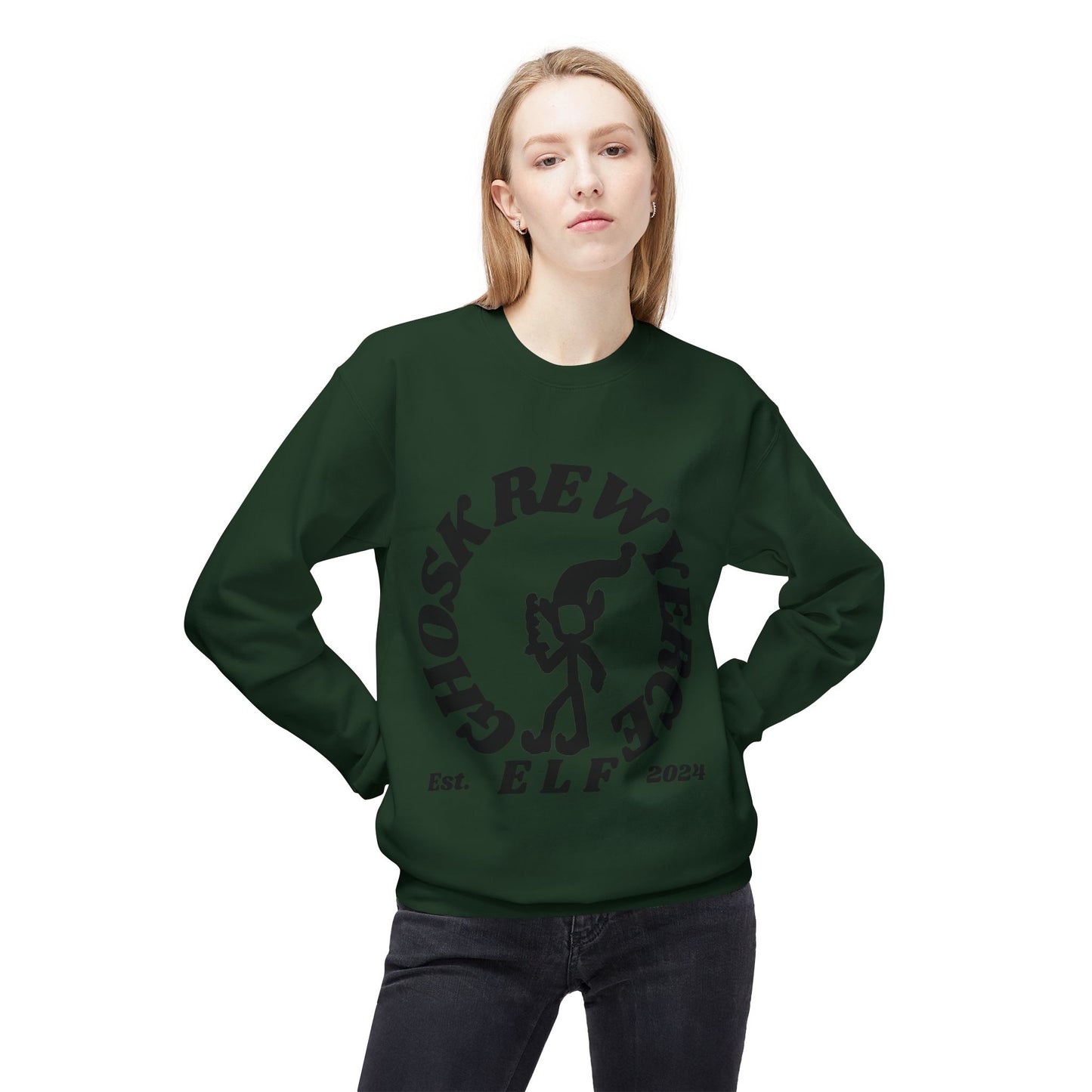 EB138 Unisex Midweight Softstyle Fleece Crewneck Sweatshirt