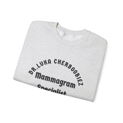 Dr. Luka Cherboobiez Unisex Heavy Blend™ Crewneck Sweatshirt