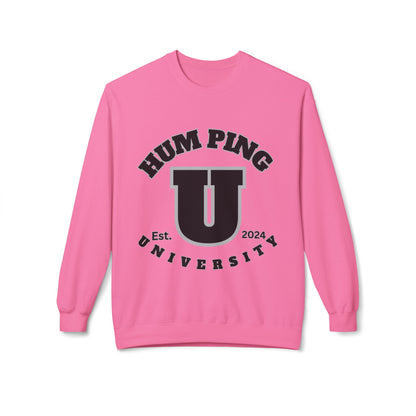 Hum Ping U Screwniversity Unisex Midweight Softstyle Fleece Crewneck Sweatshirt