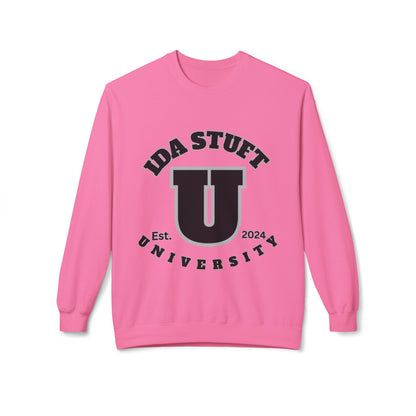 Ida Stuft U Screwniversity Unisex Midweight Softstyle Fleece Crewneck Sweatshirt