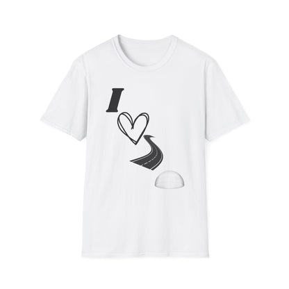 I Love Road Dome Unisex Softstyle T-Shirt