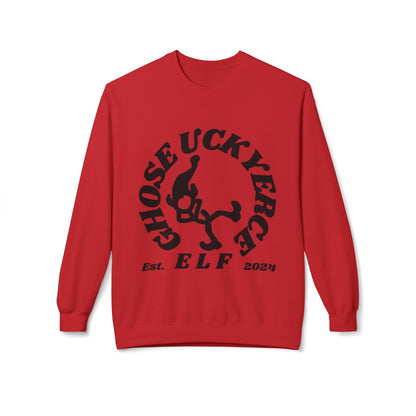 Ghose Uckyerce Elf Unisex Midweight Softstyle Fleece Crewneck Sweatshirt