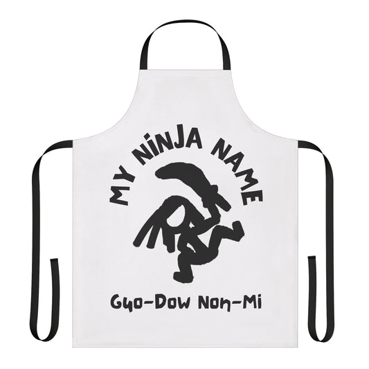 NJ194 Ninja Apron, 5-Color Straps (AOP)