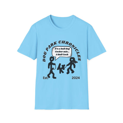 Dog Park Bull Cock Unisex Softstyle T-Shirt