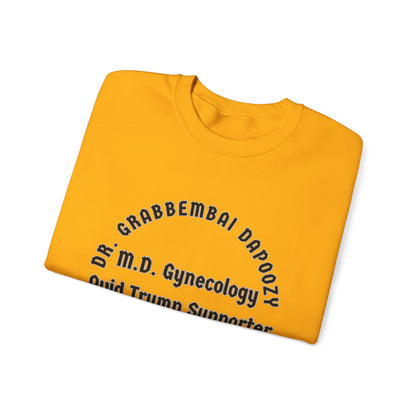 Dr. Grabbembai Dapoozy Unisex Heavy Blend™ Crewneck Sweatshirt