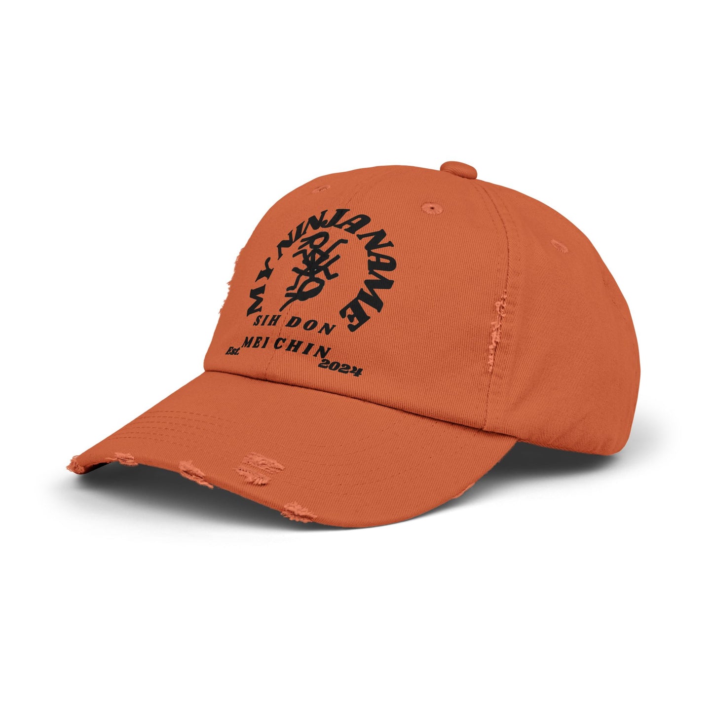 NJ207 Unisex Distressed Cap