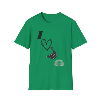 I Love Road Dome Unisex Softstyle T-Shirt