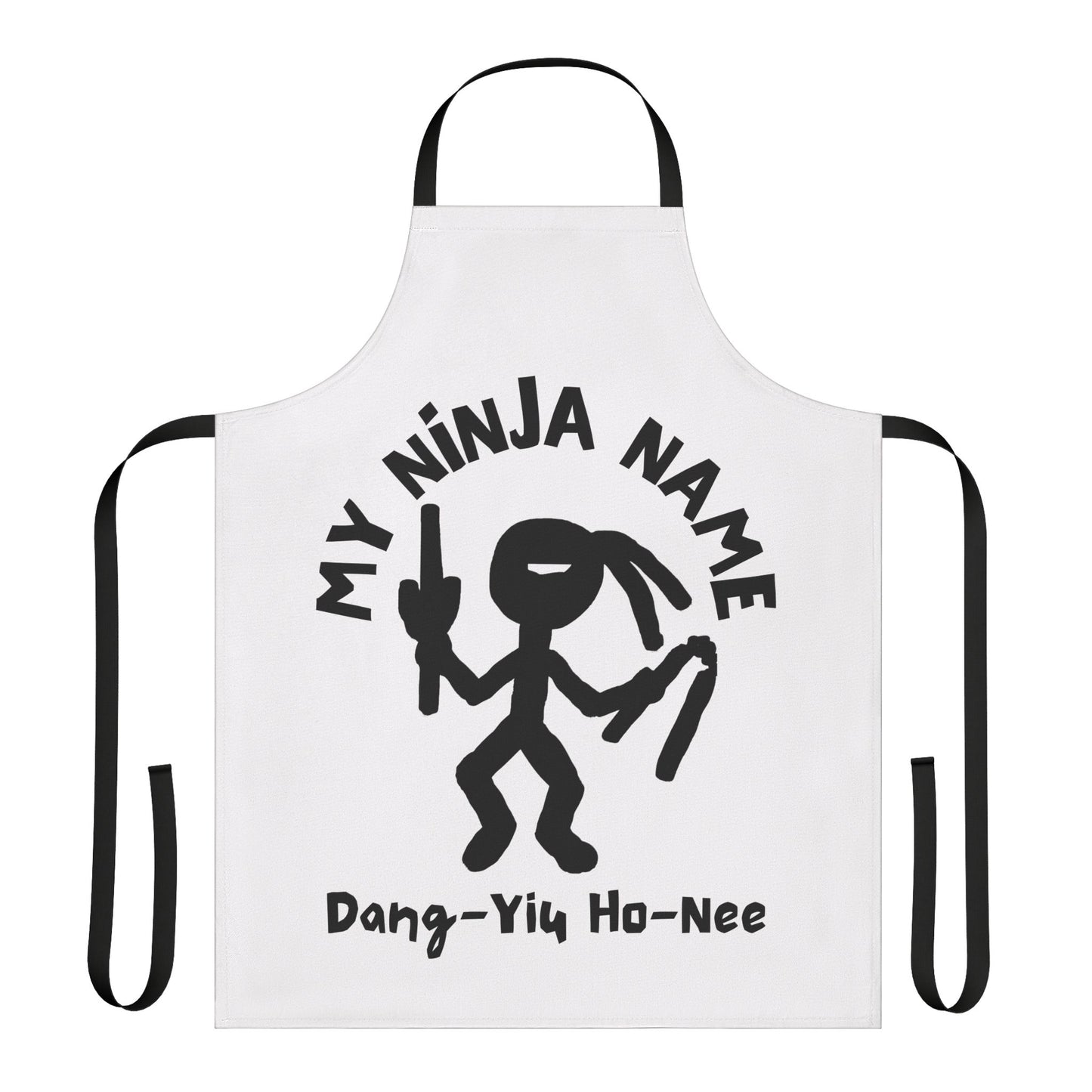 NJ190 Ninja Apron, 5-Color Straps (AOP)