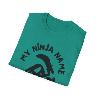 Go Down On Me My Ninja Name Unisex Softstyle T-Shirt