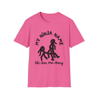 She's On My Dong My Ninja Name Unisex Softstyle T-Shirt