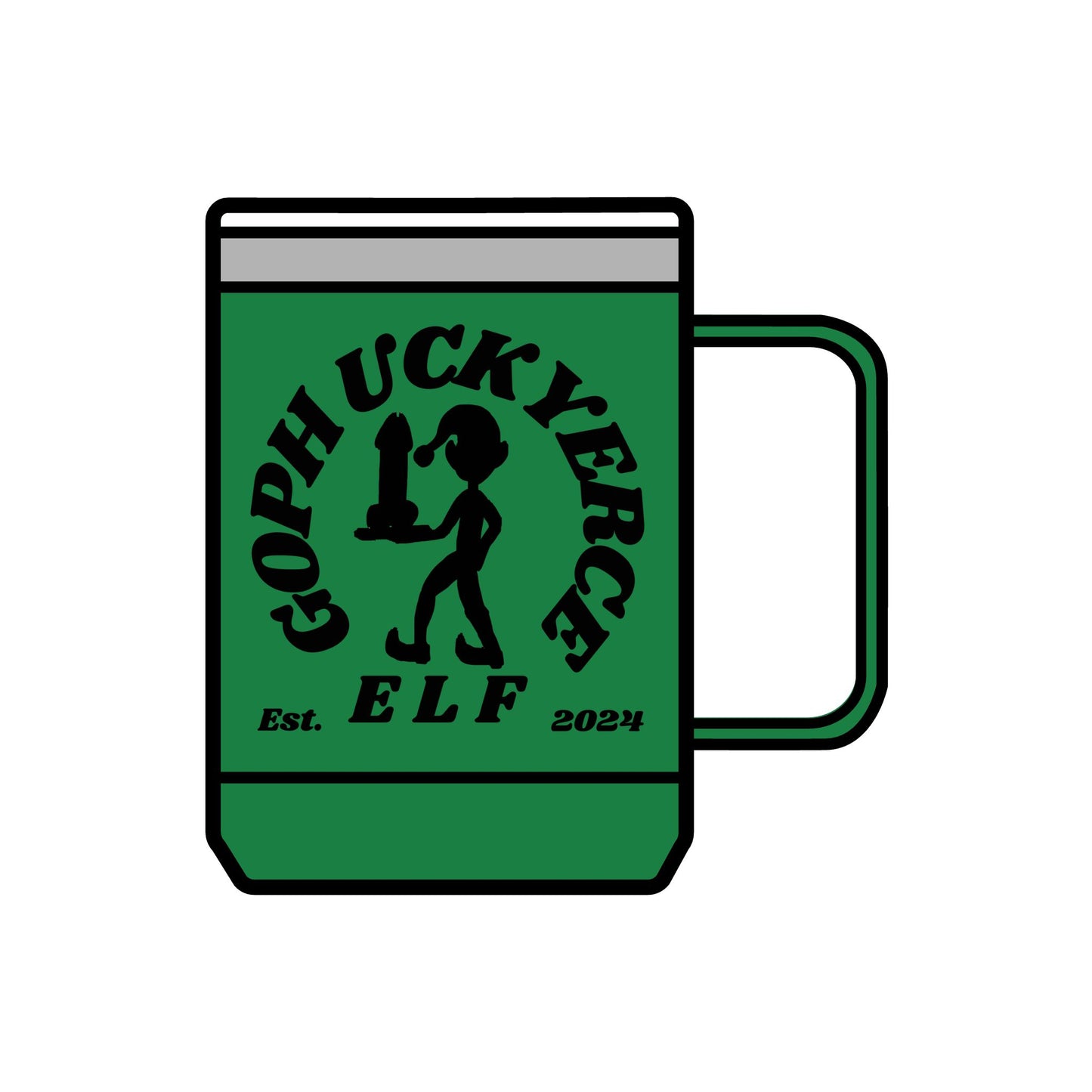 EB143 Elf Coffee Mug Tumbler, 15oz