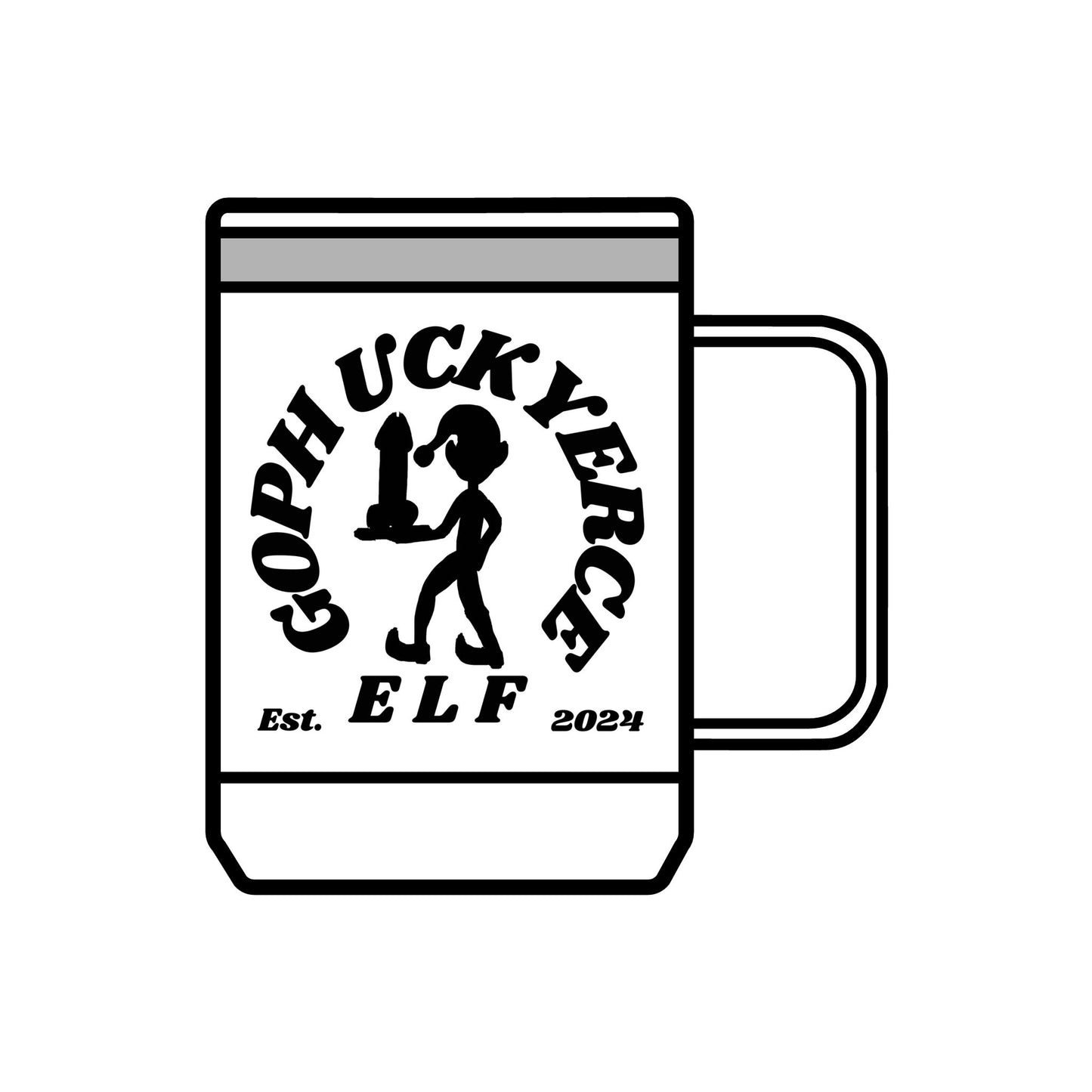 EB143 Elf Coffee Mug Tumbler, 15oz