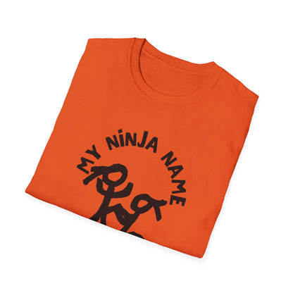 Yank My Wang My Ninja Name Unisex Softstyle T-Shirt