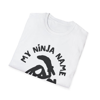 Go Down On Me My Ninja Name Unisex Softstyle T-Shirt