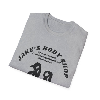 Jakes Body Shop Dip Stick Unisex Softstyle T-Shirt