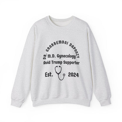 Dr. Grabbembai Dapoozy Unisex Heavy Blend™ Crewneck Sweatshirt