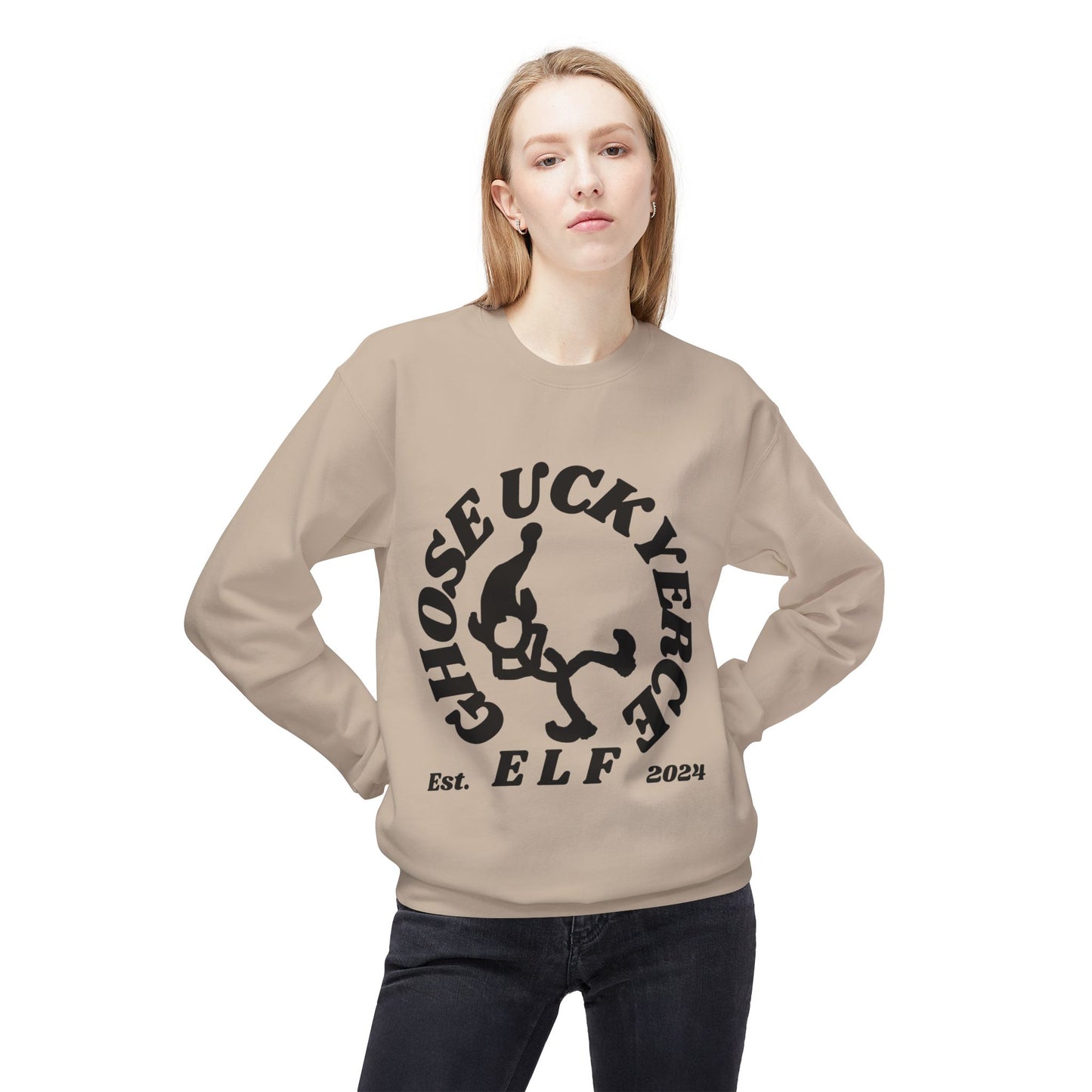 EB139 Unisex Midweight Softstyle Fleece Crewneck Sweatshirt