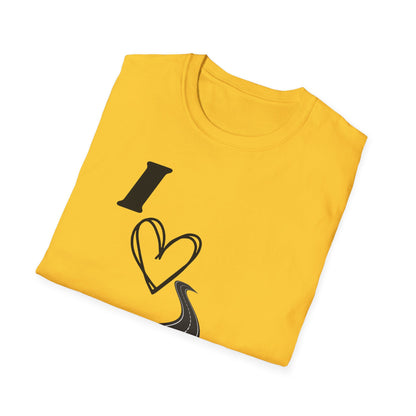 I Love Road Dome Unisex Softstyle T-Shirt