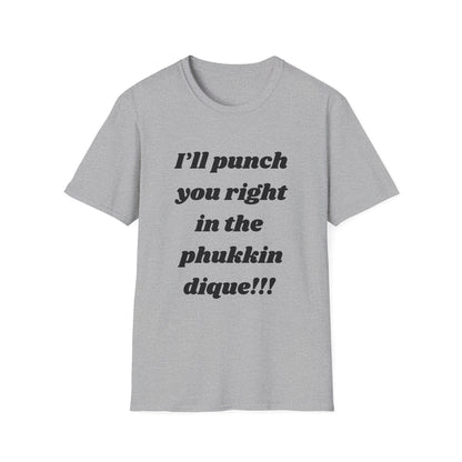 Punch In The Dique Unisex Softstyle T-Shirt