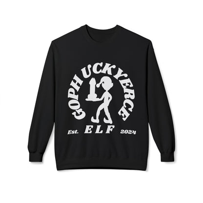 Goph Uckyerce Elf Dildo Delivery Unisex Midweight Softstyle Fleece Crewneck Sweatshirt