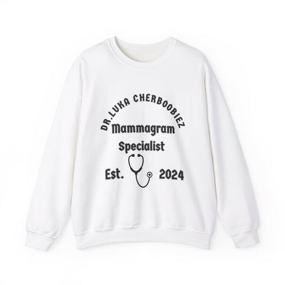 Dr. Luka Cherboobiez Unisex Heavy Blend™ Crewneck Sweatshirt