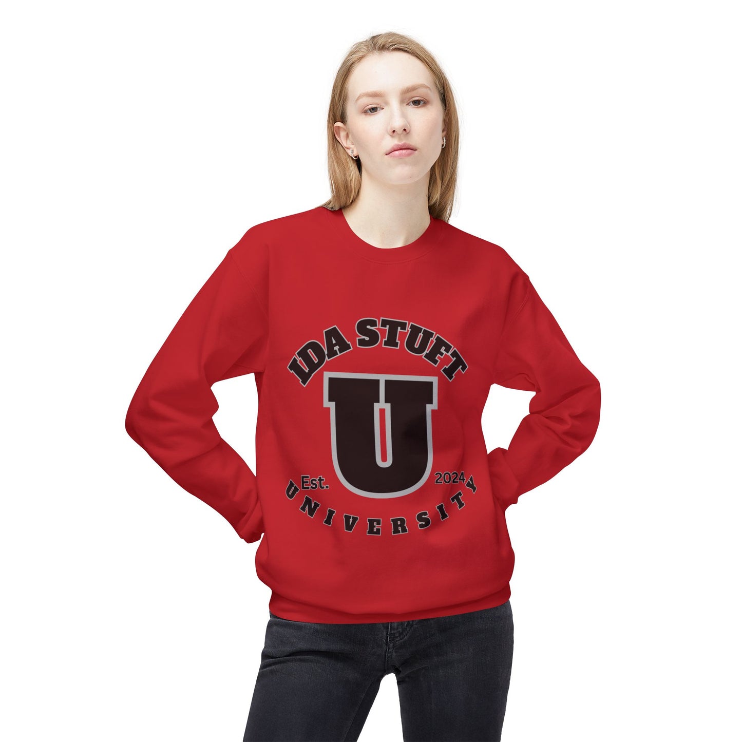 SU269 Unisex Midweight Softstyle Fleece Crewneck Sweatshirt