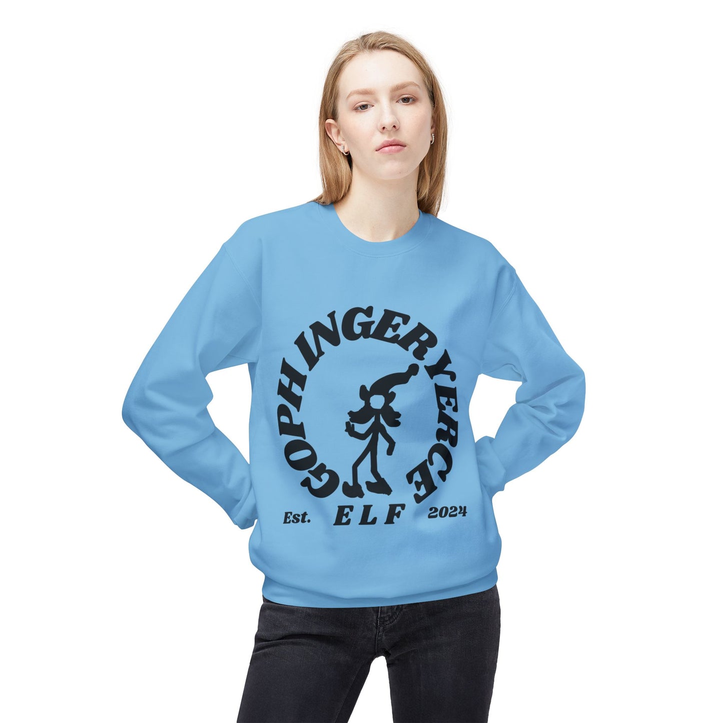 EB131 Unisex Midweight Softstyle Fleece Crewneck Sweatshirt