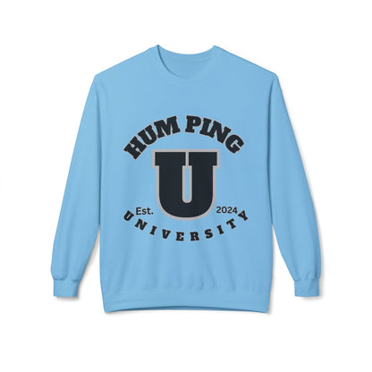 Hum Ping U Screwniversity Unisex Midweight Softstyle Fleece Crewneck Sweatshirt