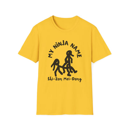 She's On My Dong My Ninja Name Unisex Softstyle T-Shirt