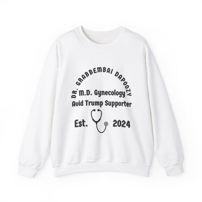 Dr. Grabbembai Dapoozy Unisex Heavy Blend™ Crewneck Sweatshirt