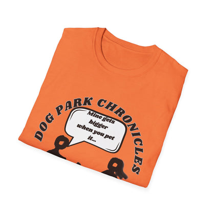 Dog Park Gets Bigger When You Pet It Unisex Softstyle T-Shirt