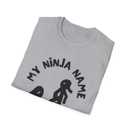 She's On My Dong My Ninja Name Unisex Softstyle T-Shirt